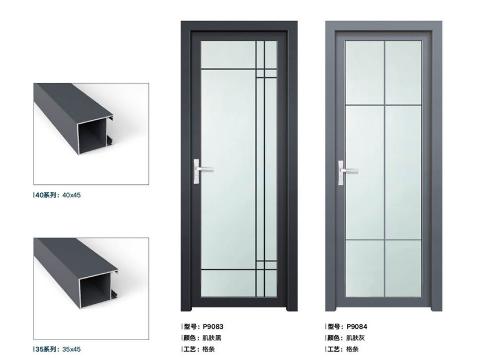 45MM级窄平开门9083