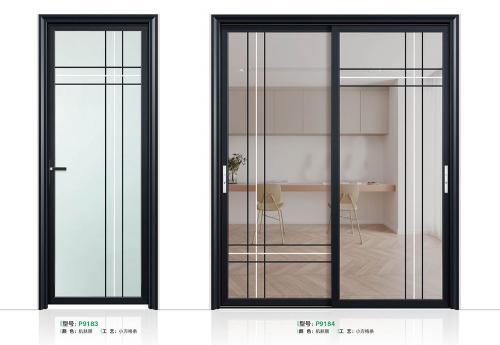 45中窄推拉+平开9183