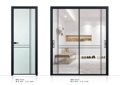 18级窄推拉门-平开9141