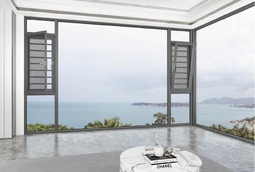 窗纱一体断桥平开窗